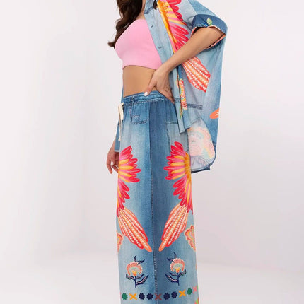  Women trousers model 210030 Italy Moda 