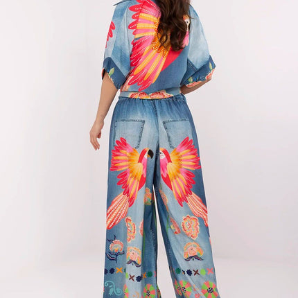  Women trousers model 210030 Italy Moda 