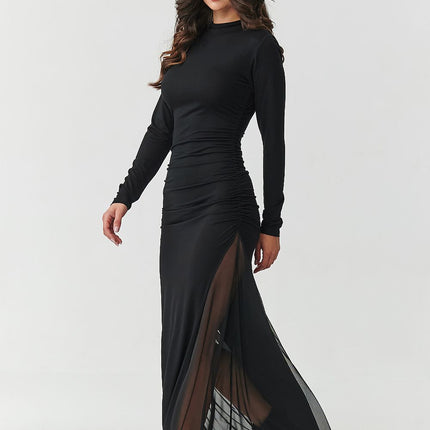  Long dress model 218109 Makadamia 