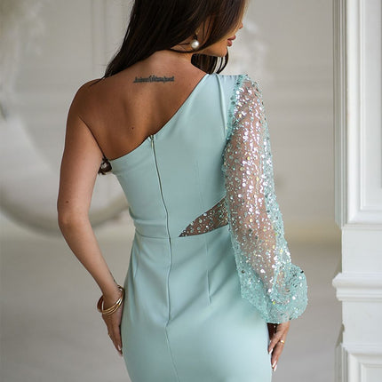  Short dress model 219683 Bicotone 