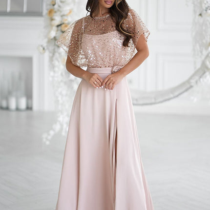  Long dress model 219689 Bicotone 