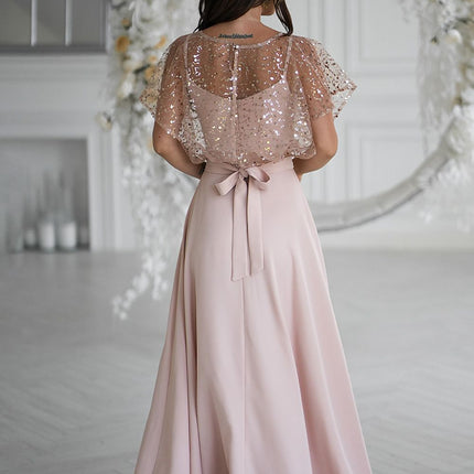  Long dress model 219689 Bicotone 