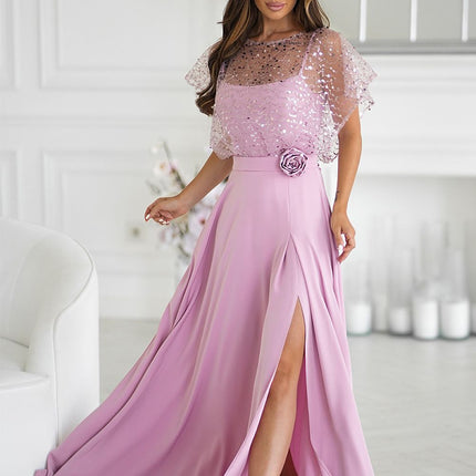  Long dress model 219690 Bicotone 