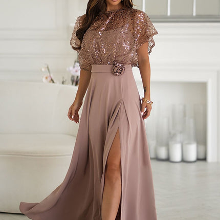  Long dress model 219691 Bicotone 