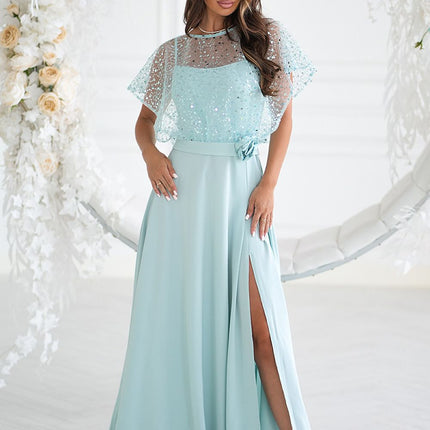  Long dress model 219695 Bicotone 