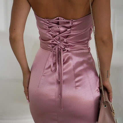  Short dress model 219702 Bicotone 