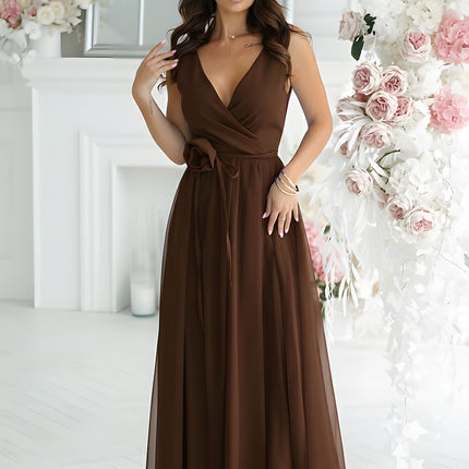  Long dress model 220087 Bicotone 