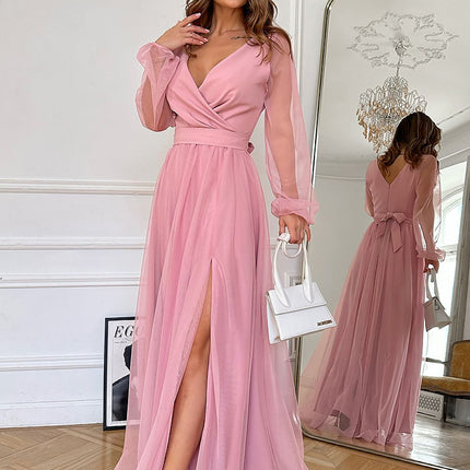  Long dress model 220097 Bicotone 