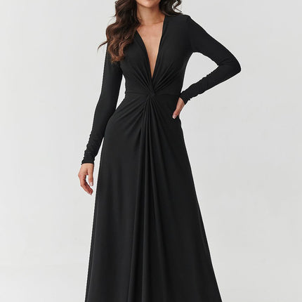 Long dress model 220464 Makadamia 