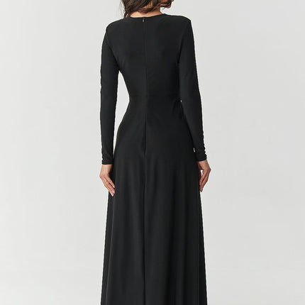  Long dress model 220464 Makadamia 