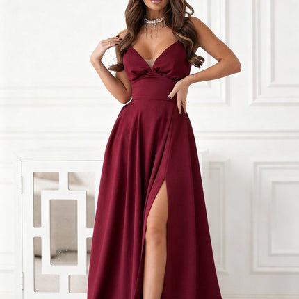  Long dress model 221608 Bicotone 
