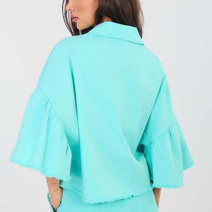  Denim jacket model 223630 Rue Paris 