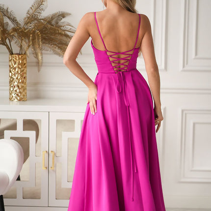  Long dress model 224295 Bicotone 