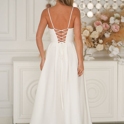  Long dress model 224296 Bicotone 