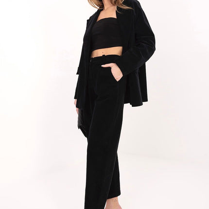  corduroy trousers model 225001 Rue Paris 
