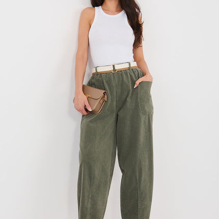 corduroy trousers model 225094 Rue Paris 