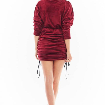  Short dress model 150740 awama 