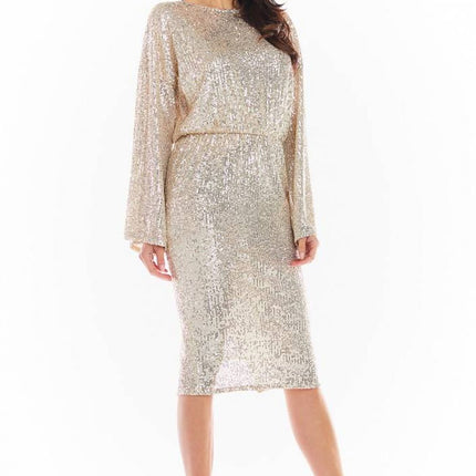  Evening dress model 150757 awama 