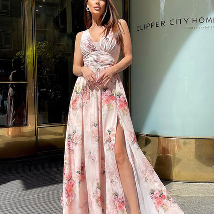  Long dress model 167876 Bicotone 