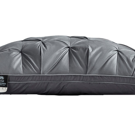 A Pair Of Feather Pillows And White Goose Single Neck Guards