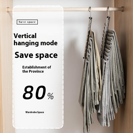 Stainless Steel Folding Pant Rack