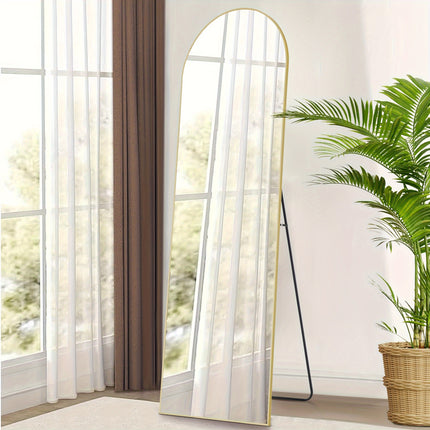 Full-Length Mirror Free Standing, Leaning, Hanging, and Mounted Options - Aluminum Frame