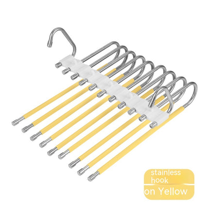 Retractable Multifunctional Stainless Steel Folding Coat Hanger