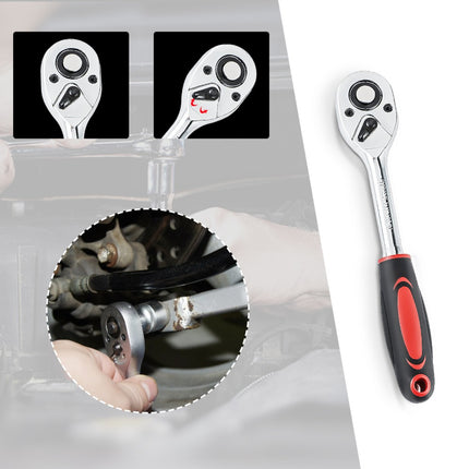 172pcs Socket Wrench Set Ratchet Wrench Toolbox Chrome Vanadium Steel Ratchet Wrench Tool Screwdriver Wrench Batch Nut Set
