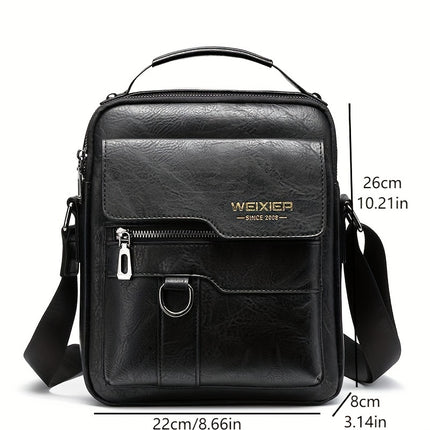 Fashionable High-End Vintage Shoulder Bag, Vertical Business Versatile Casual Crossbody