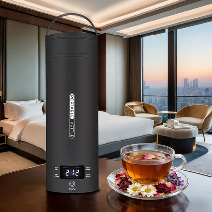 Travel Electric Kettle Portable Small Mini Tea Coffee Kettle Water Boiler, Water Heater