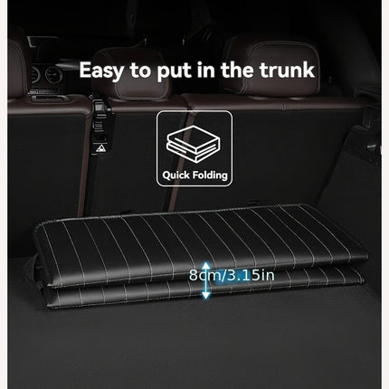 1pc Foldable Car Back Seat Mattress, Portable Travel Bed, Dog Car Seat Cover, Fits Most Cars/Suvs/Trucks, Concave Design for Camping And Road Trips RV Bed Mattresses