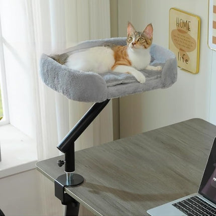 Desktop Cat Bed With Rotating And Adjustable-height Pet Cat Climbing