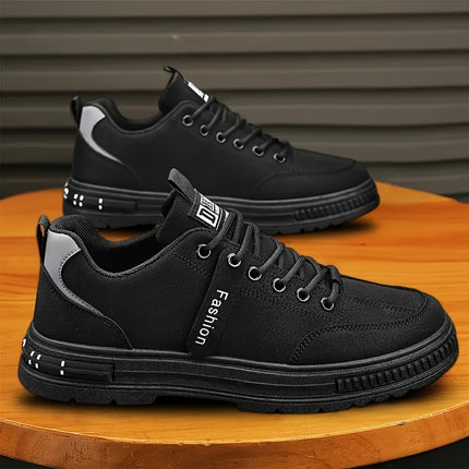 Men's Heavy-Duty All-Terrain Hiking Boots  -Slip Windproof Rugged PVC Sole, Thick Traction Tread,