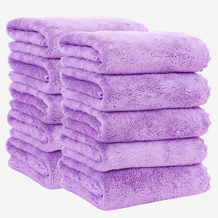 10-Pack Cut Edge Bath Towels, 35x75 inches, Modern Style