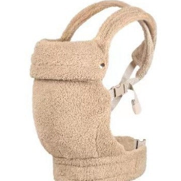 Plush Backpack Baby Windproof Warm Baby Sling Out Baby Holding Artifact