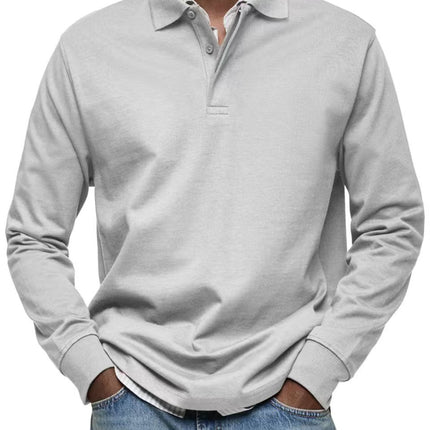 Men's Casual All-matching Long Sleeve Button Shirt