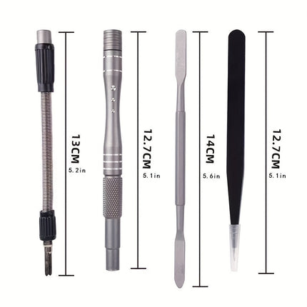 128-In-1 Precision Screwdriver Set for Disassembly And Repair, Multifunctional Manual Screwdriver Roll-Up Kit