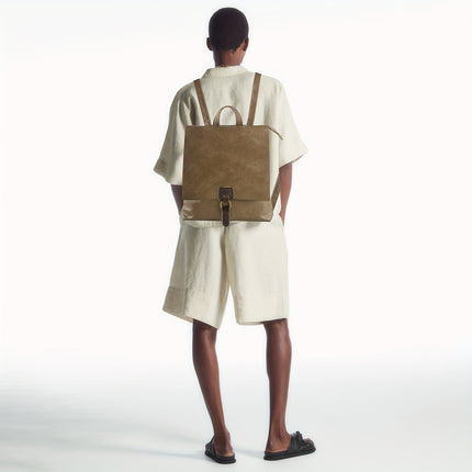 1pc Vintage Street Style Backpack, Casual Trendy Dual-Shoulder Bag with Adjustable Straps,