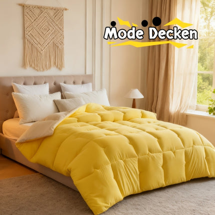 Winter Thick Quilt Puzzle Stitching, Fashionable Contrasting Color Design