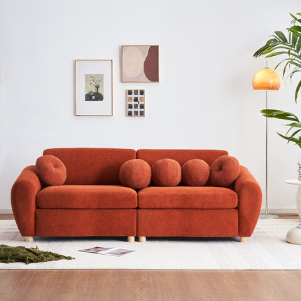 Sofa, Combination Couple Seat Sofa For Bedroom, Home Office And Living Room, Upholstered Sofa