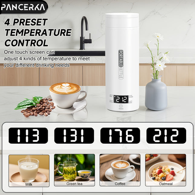 Electric Kettle 1pc with Automatic Shut-Off & Dry Protection, 4 Settings