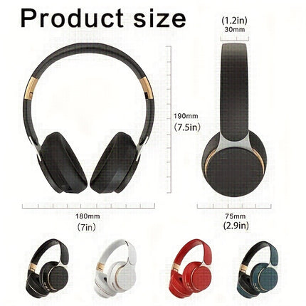 Wireless Headphones FG-07S - Surround Audio, Volume Control, Condenser Microphone
