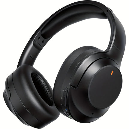 Headphones Wireless Headphones with Microphone Deep Bass, Hi-Fi Audio, Memory Foam Ear Cups,