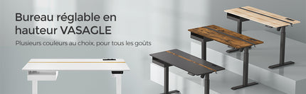Standing Desk, Power Strip, Drawer, 60 x 120