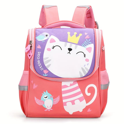 Children's schoolbags for little girls aged 2 to 5, kindergarten schoolbags, cute cartoon  backpacks,
