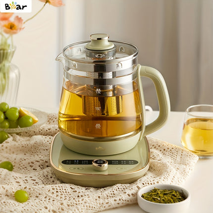 Health-Care Beverage Tea Maker and Kettle, 9-in-1 Programmable Brew Cooker Master, 1.5 L
