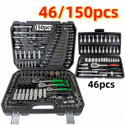 46/150PCS Tool Kit, Includes High-Quality Durable and Easy-to-Use