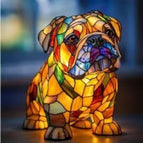 Bulldog Sitting Posture / Button Battery