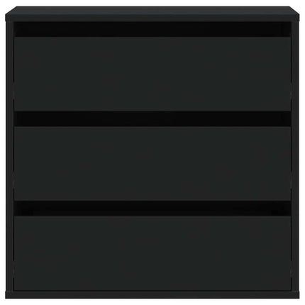 Minimalist Luxury Black 60x41x58cm Storage Cabinet Slim Entryway Living Room Bedroom Organizer
