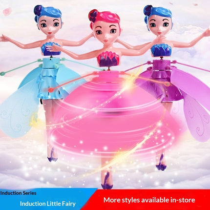 Sensory Flying Device A Toy Featuring A Sprite Girl Who Flies And Spins